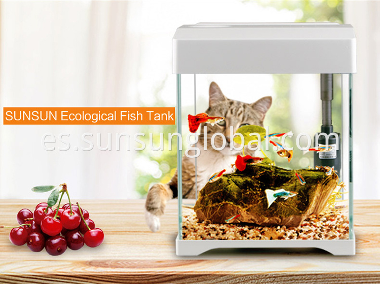 Sunsun Table Plastic Aquarium Fish Creanting Farming Tank
